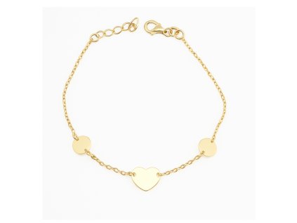 Jemny zlaty naramek