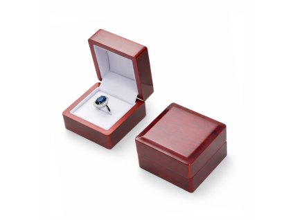 Drevena sperkova krabicka na prsteny