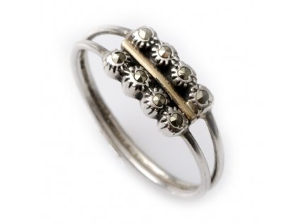 Prsten z portugalského stříbra AF0113