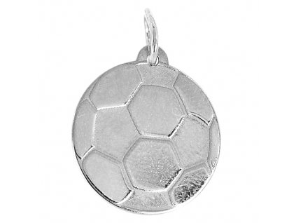 Stříbrný přívěsek fotbalový míč PA0036