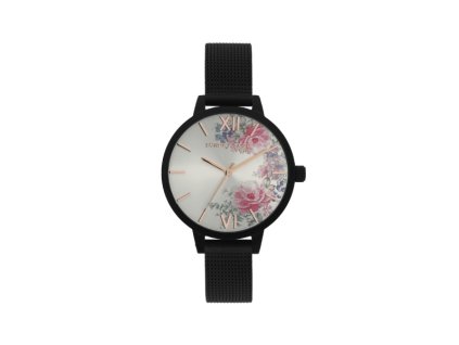 Hodinky JVD Sunday Rose Fashion Midnight Blossom