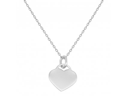 Stříbrný náhrdelník srdíčko 15.AGS241