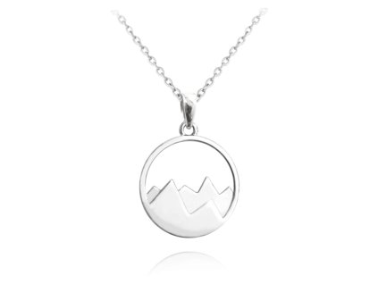 Stříbrný náhrdelník mountains JMAN0122SN45