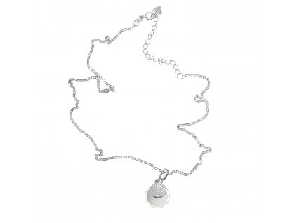 Stříbrný náhrdelník kolečka AGS1015