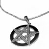 Zlatý přívěsek pentagram PA0502