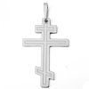 Stříbrný přívěsek pravoslavný kříž PA0544
