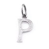 Přívěšek z bílého zlata písmeno P 000.00006