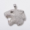 Stříbrný přívěs panter s kamínky 010.00063