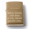 Zippo zapalovač  leštěná mosaz 24002