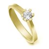 Zlatý zásnubní prsten s diamantem 224020180DI