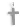Stříbrný přívěsek křížek hladký dutý 000.00020