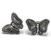 Stříbrné náušnice motýlci 03.4224