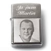 Zippo zapalovač - matný chrom 21006 Možnost rytí na zapalovač