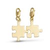Partnerske ze zlata privesky Puzzle