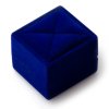 Krabička sametová obdelník modrá RE02-A14