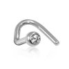 Zlatá nosnice piercing do nosu s kamínkem E11.00001