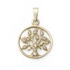 Přívěsek strom života žluté zlato  010.00030