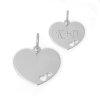 Stříbrný přívěsek srdíčko s vlastním textem