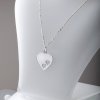 Stříbrný přívěsek srdce s průřezy 000.00074