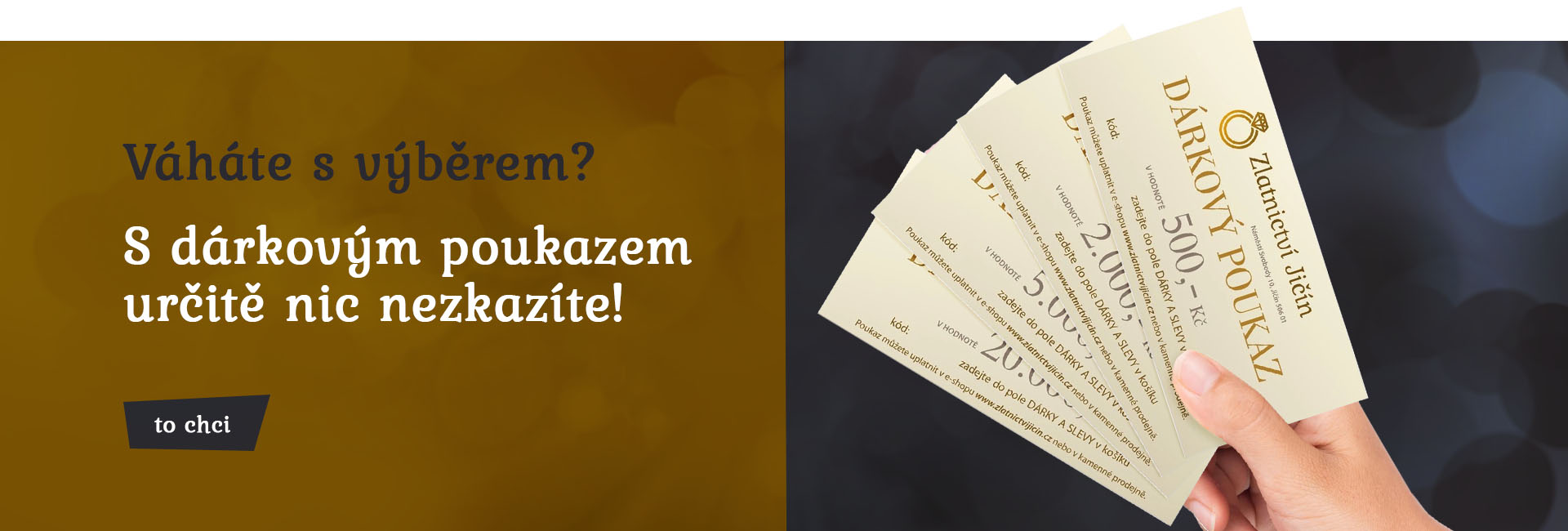 Dárkové poukazy