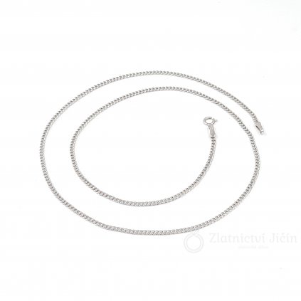 Zlatý řetízek PANCR  bílé zlato 1,70 mm 50 cm
