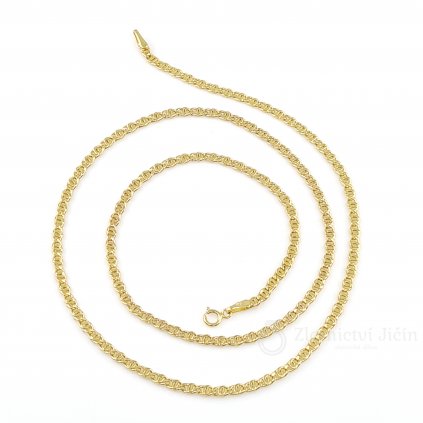 Zlatý řetízek 50 cm