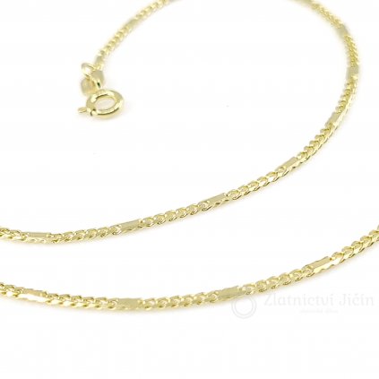 Zlatý řetízek ADIS 60 cm