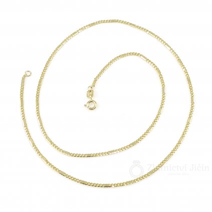 Zlatý řetízek ADIS 50 cm