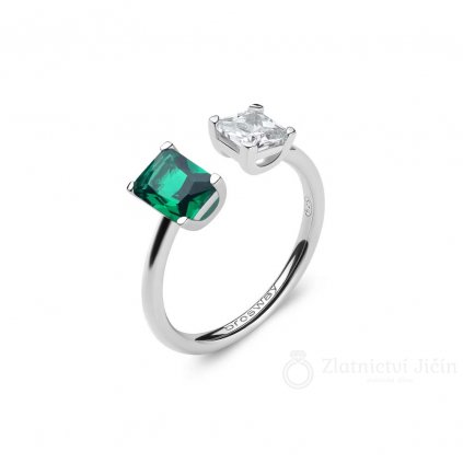 Prsten Brosway Fancy Life Green FLG09 (Velikost 52)