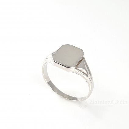 Stříbrný pánský prsten