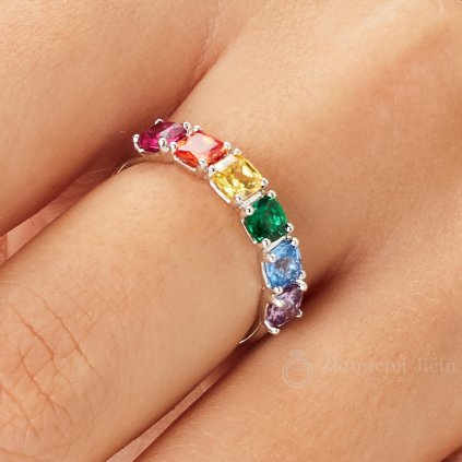 Prsten Brosway Fancy JOYFUL RAINBOW FRJ07C