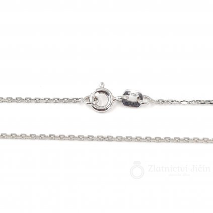 Zlatý řetízek ANKR bílé zlato 1,10 mm