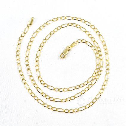 Zlatý řetízek FIGARO 3,30 mm