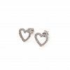Zlaté náušnice SRDCE