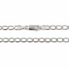 Zlatý řetízek PANCR bílé zlato 4 mm 45 cm
