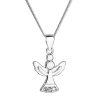 Stříbrný náhrdelník ANDĚL se Swarovski krystaly