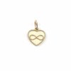 Zlatý přívěsek SRDÍČKO-NEKONEČKO