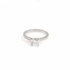 Zásnubní prsten s Moissanitem 047