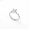 Zásnubní prsten s Moissanitem 047