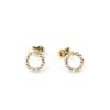 Zlaté náušnice broušená kolečka