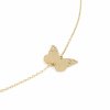 Zlatý náhrdelník s MOTÝLEM