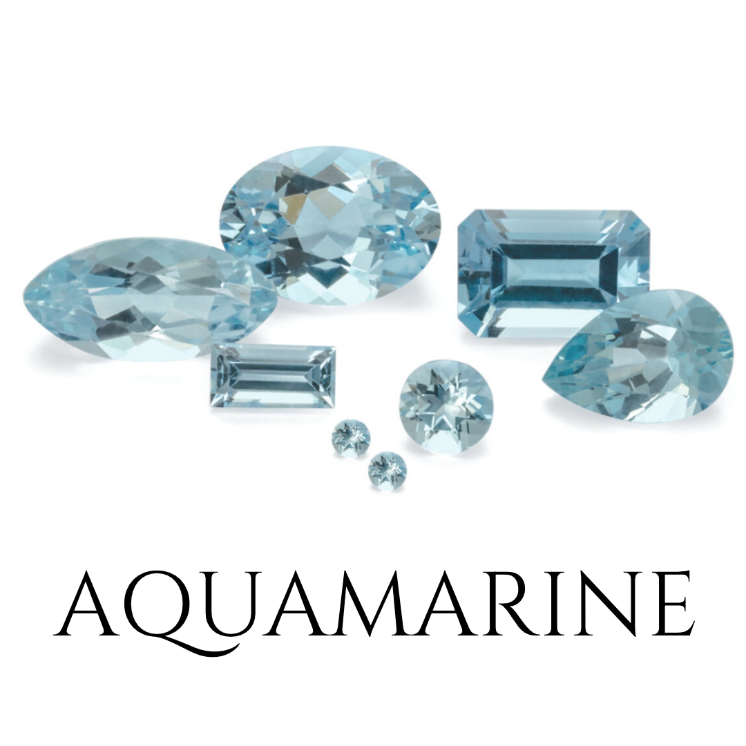 Aquamarine, a gemstone associated with the sea