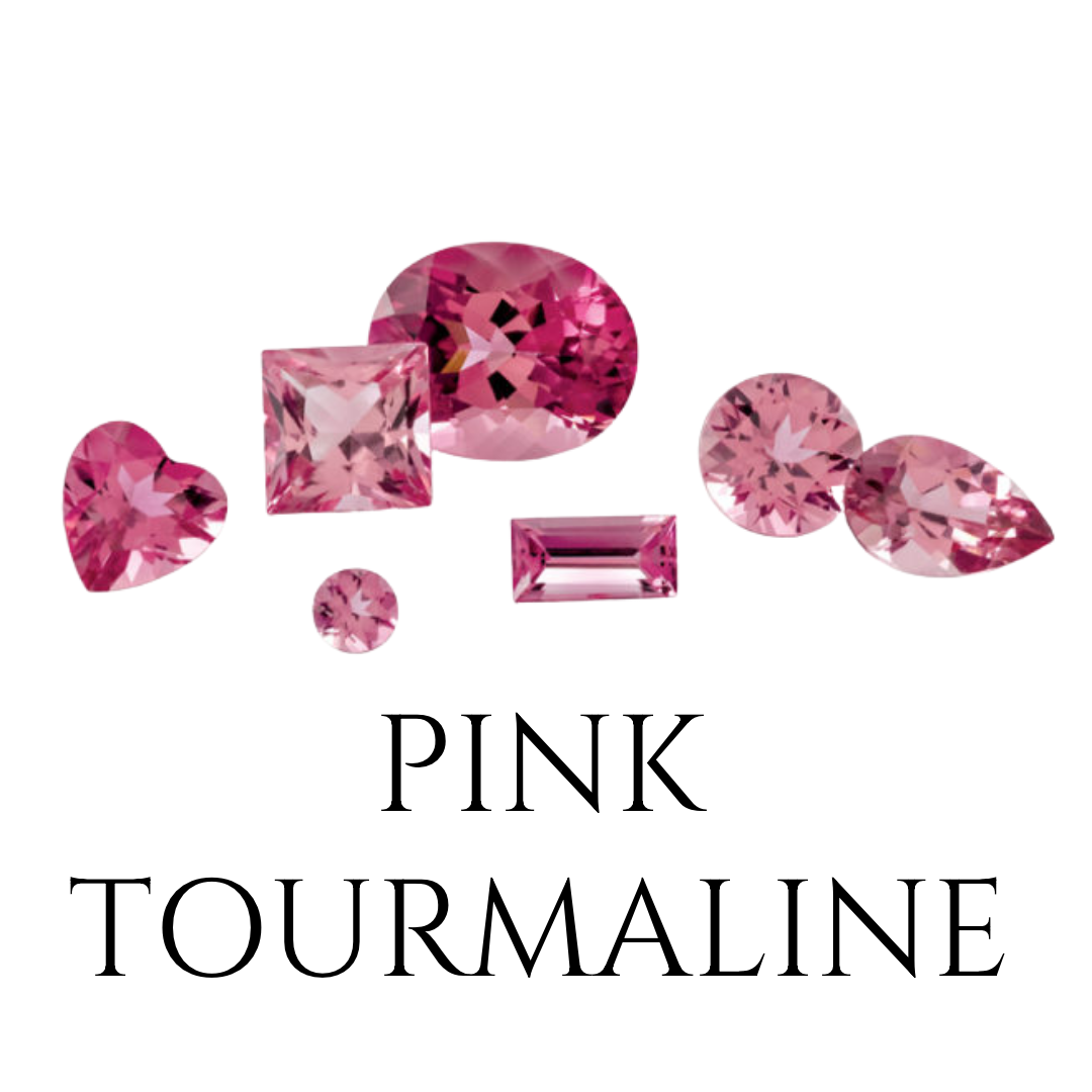 Pink tourmaline, heart gem