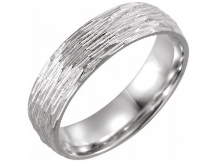 51940 netradiční pánský snubní prsten z bílého zlata SIMON zlatnictvi salaba zlatnicke studio
