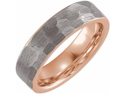 sedy wolframovy a zlaty pansky snubni prsten MATT zlatnictvi salaba zlatnicke studio