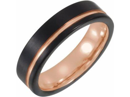 Black Tungsten Ring HARRY