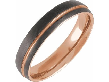 wolframovy cerny pansky snubni prsten NOEL zlatnictvi salaba zlatnicke studio