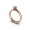 zasnubni prsten MORGAN ruzove zlato 5.00mm zlatnicke studio salaba zlatnictvi