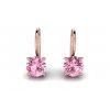 luxusni sperky jasmine topazy ruzove babypink nausnice ruzove zlato zlatnictvi salaba zlatnicke studio