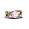 luxusni sperky jasmine topazy ruzove babypink prsten zlute zlato zlatnictvi salaba zlatnicke studio